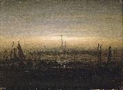 Caspar David Friedrich, Greifswald im Mondschein